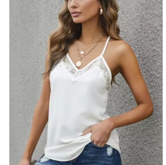 🌂New boutique lace detail cami - Picture 6 of 9